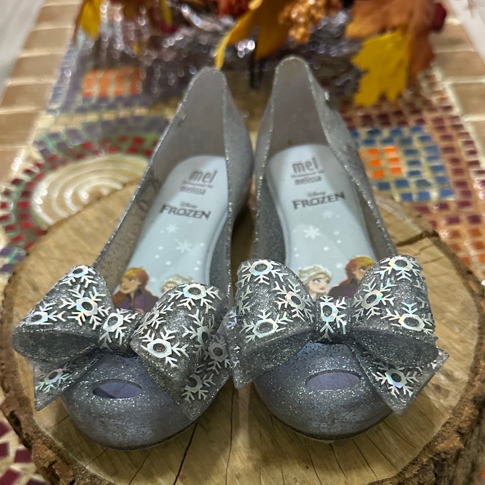 Disney Frozen Bow Mini Melissa girl Shoes